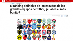 Os escudos mais bonitos do mundo, segundo o MARCA