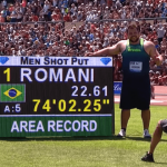 Darlan Romani bate o recorde sul americano