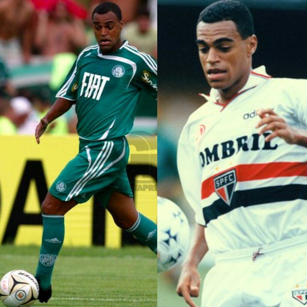 Denilson: jogador ídolo no São Paulo e no time rival Palmeiras