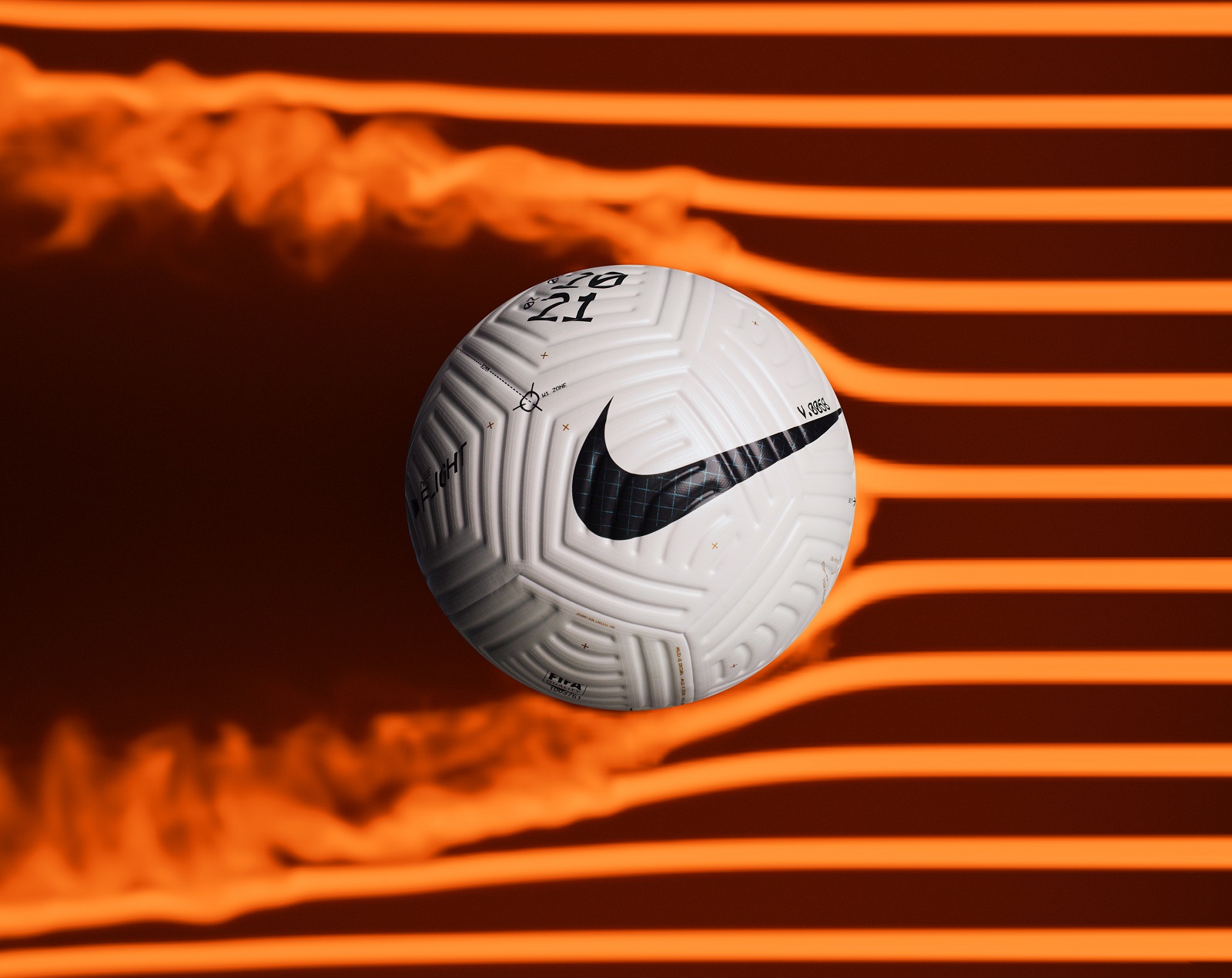Nike Flight Soccer Ball In Action