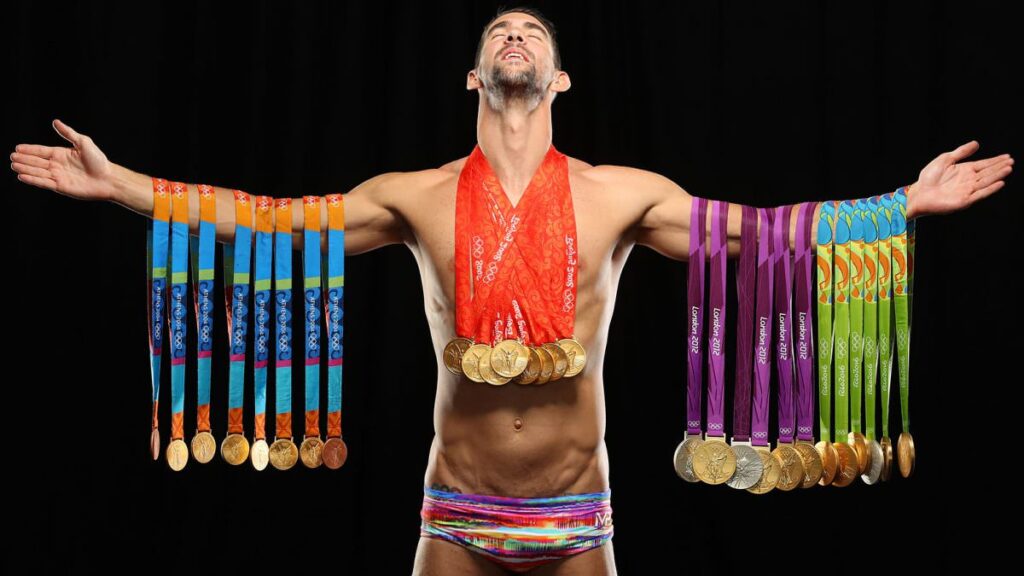 Perfil AG: Micheal Phelps - vitrine