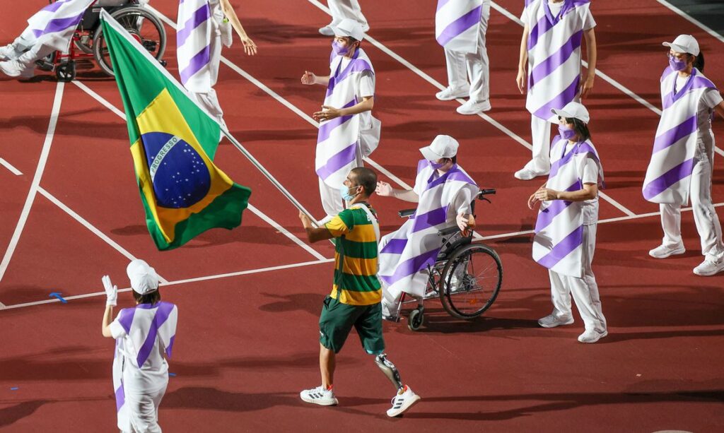 Foto Placar Medalhistas Paralímpicos do Brasil – Tóquio 2020 - vitrine