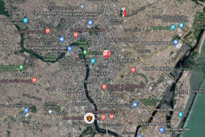 Mapa interativo dos Times Brasileiros