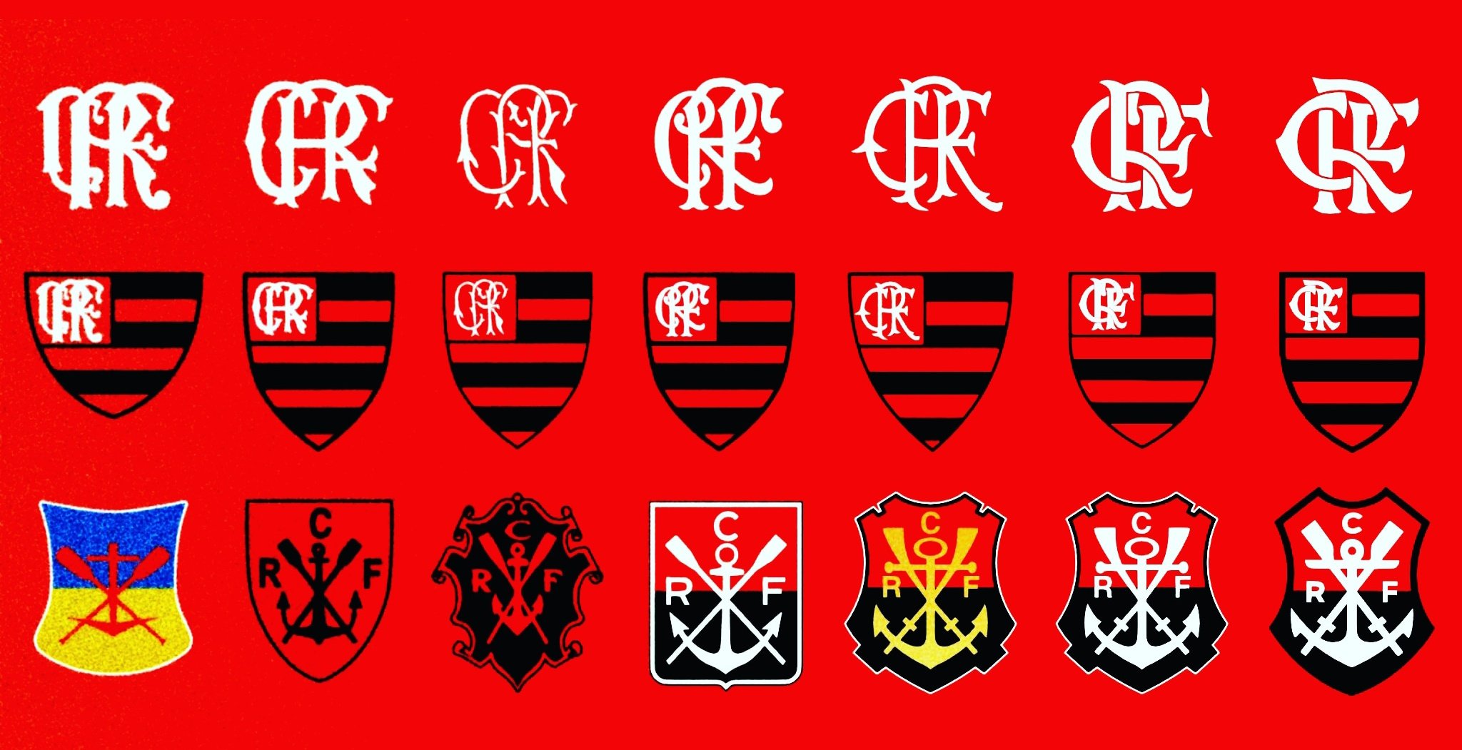 Por que o Flamengo tem dois escudos?