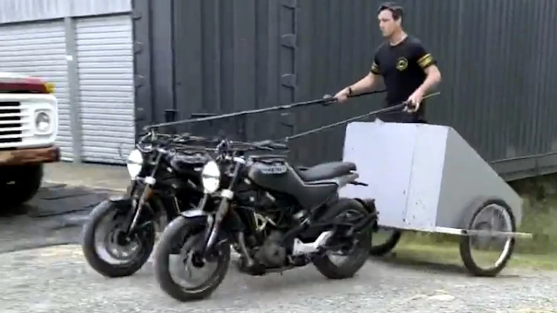 AGLimpíadas: Biga de Motocicleta - vitrine